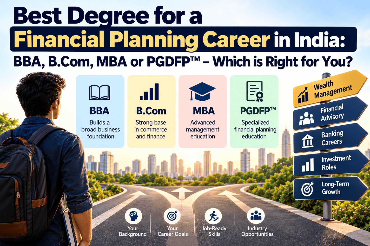 Best Degree for Financial Planning Career in India: BBA, B.Com, MBA, or PGDFP™